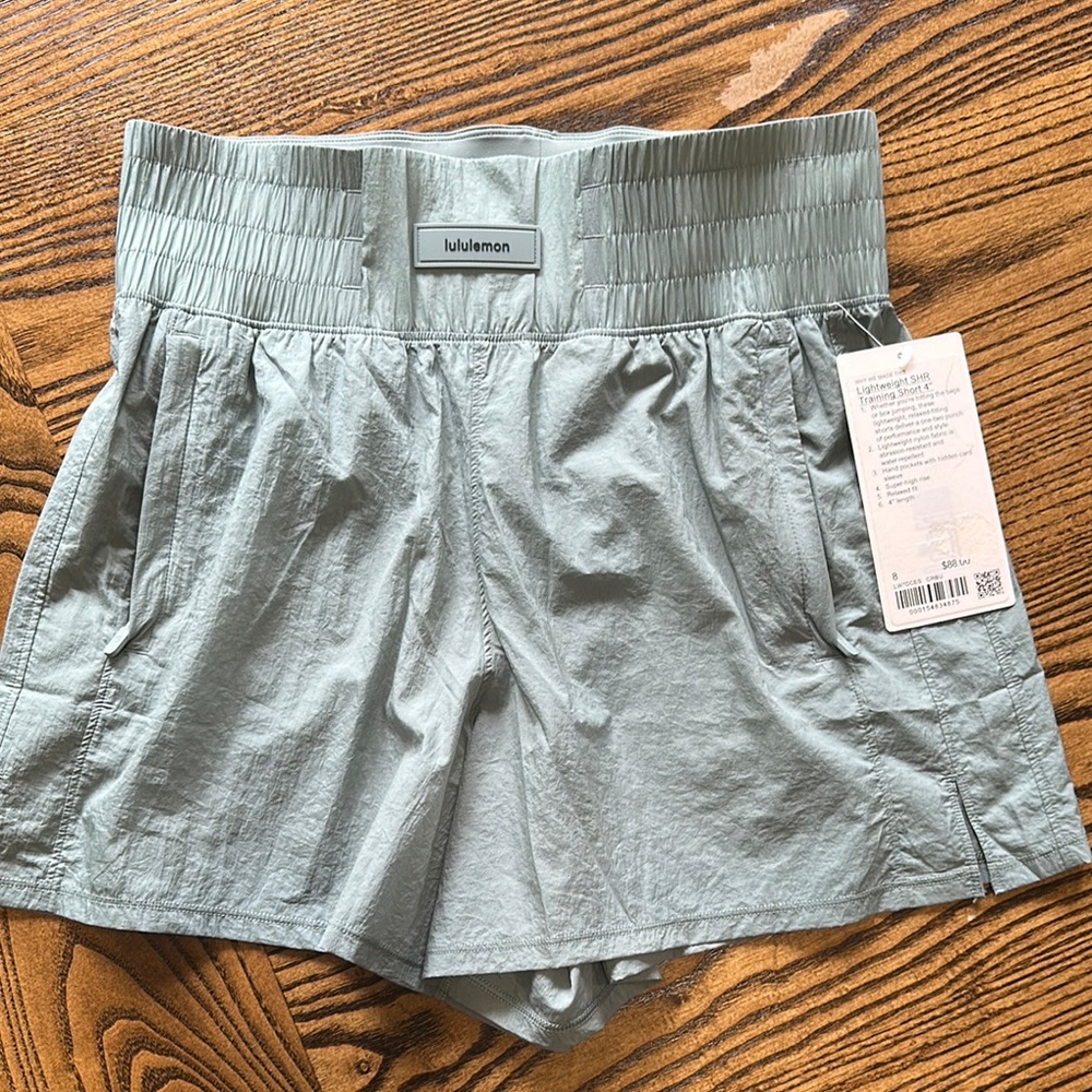 NWT Lululemon Lightweight HR Training Short 4”